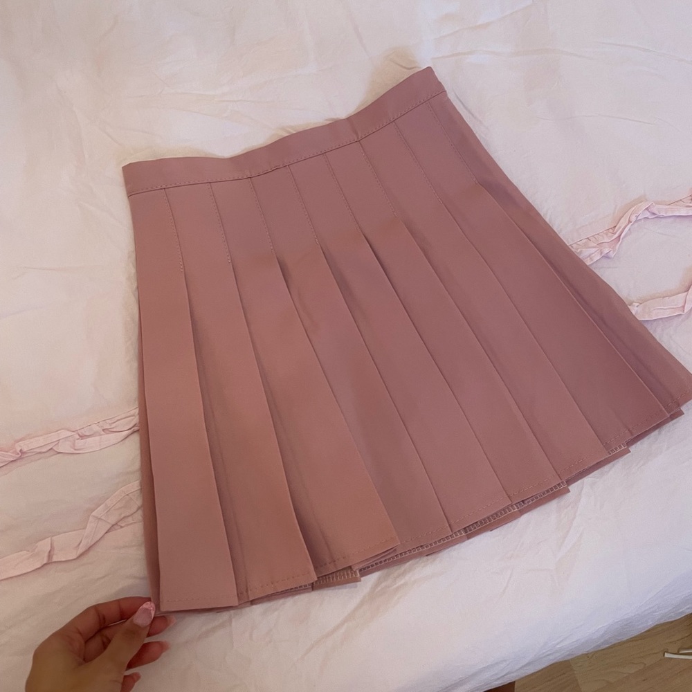 Princess Polly Dusty pink mini tennis skirt